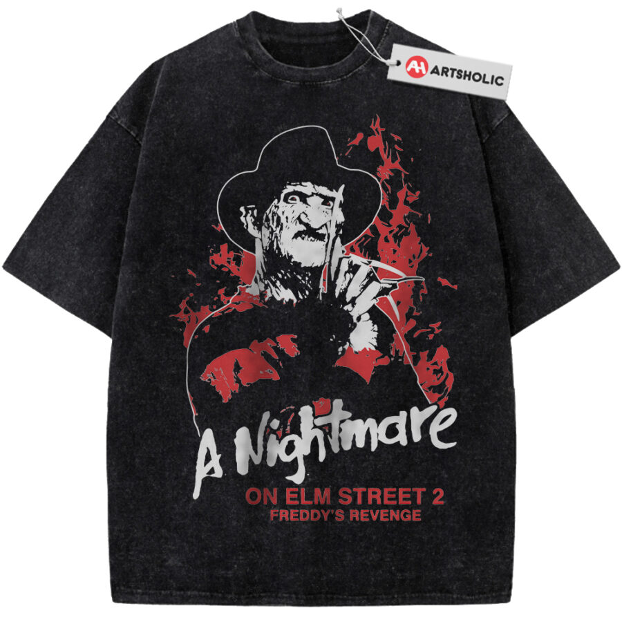Alternative view of Freddy Krueger Shirt, A Nightmare on Elm Street Shirt, Horror Movie Shirt, Vintage Tee