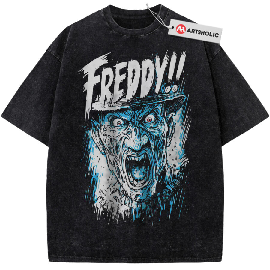 Alternative view of Freddy Krueger Shirt, A Nightmare on Elm Street Shirt, Horror Movie Shirt, Vintage Tee