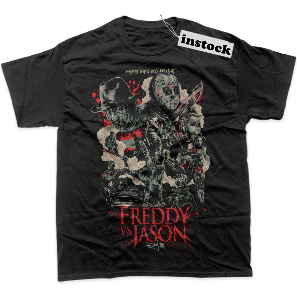 Freddy Krueger Shirt, Jason Voorhees Shirt, Horror Shirt, Halloween Shirt, Graphic Tee