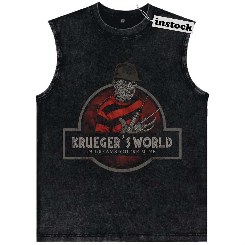 Freddy Krueger Tank Top, A Nightmare on Elm Street Tank Top, Halloween Tank Top, Horror Tank Top, Vintage Tank Top