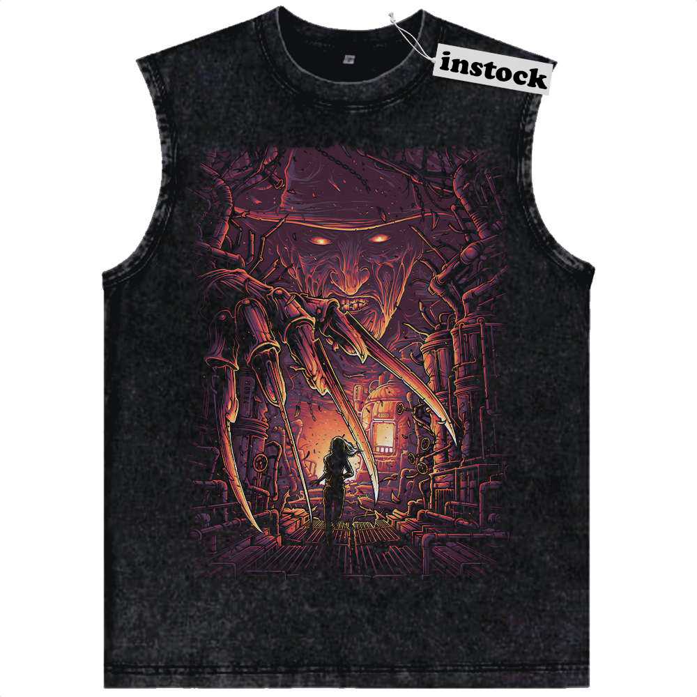 Freddy Krueger Tank Top, A Nightmare on Elm Street Tank Top, Halloween Tank Top, Horror Tank Top, Vintage Tank Top