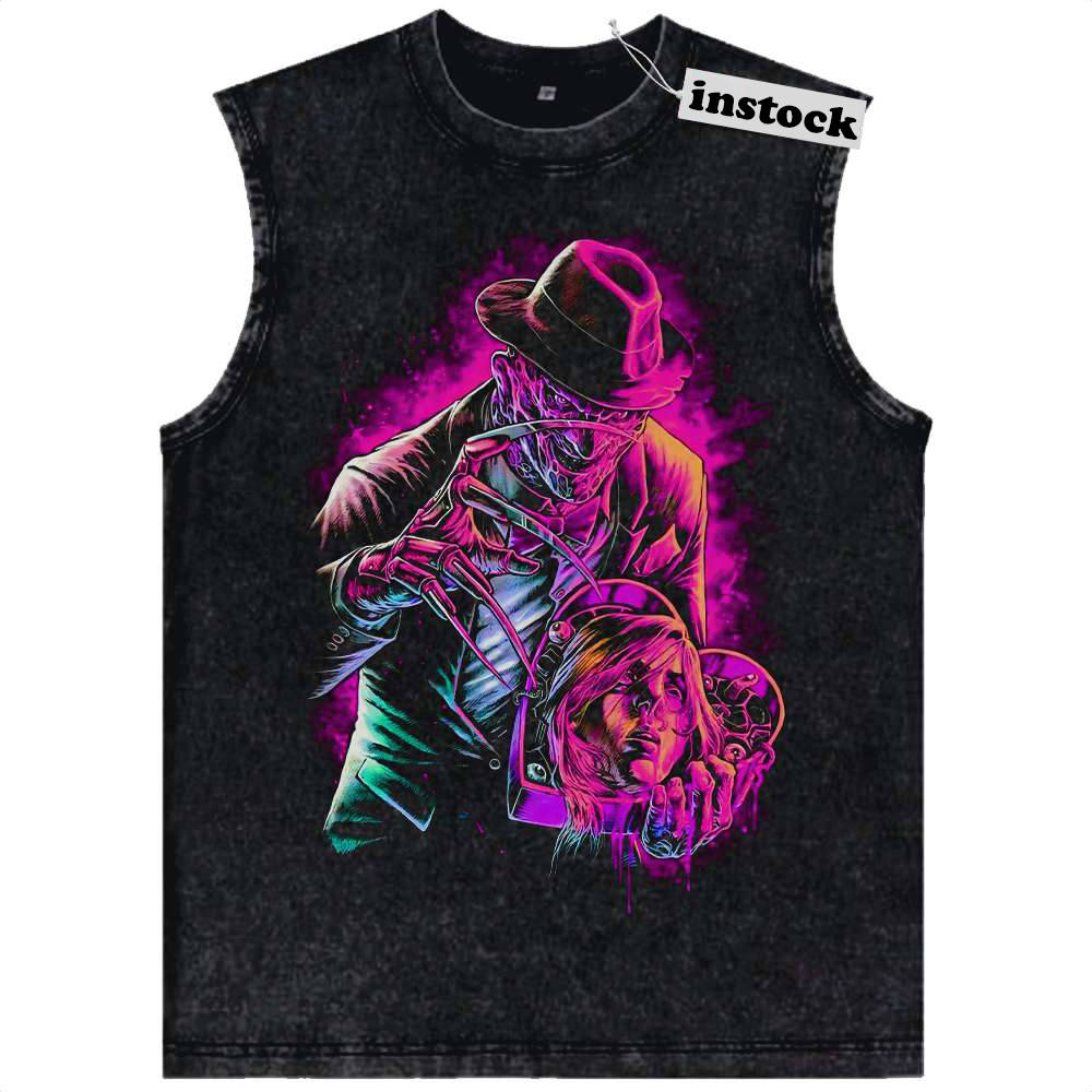 Freddy Krueger Tank Top, A Nightmare on Elm Street Tank Top, Halloween Tank Top, Horror Tank Top, Vintage Tank Top