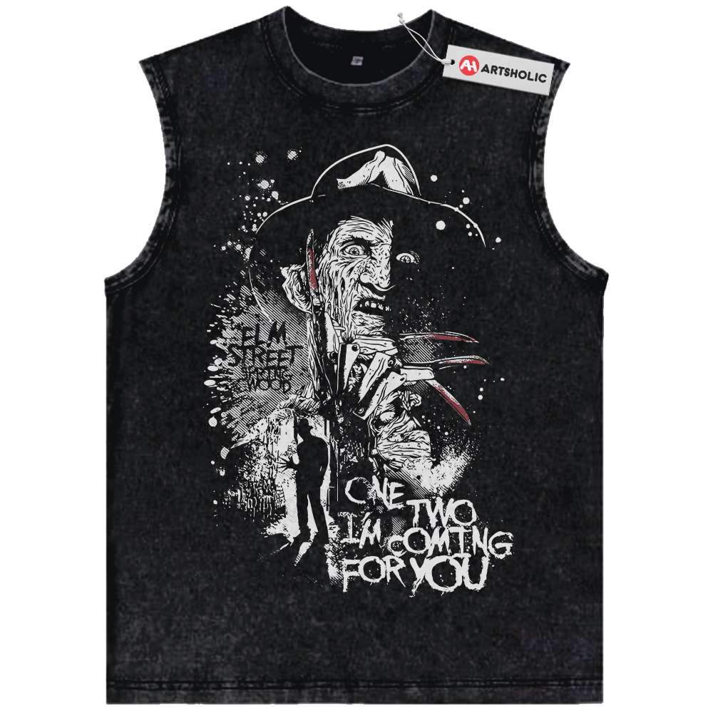 Freddy Krueger Tank Top, A Nightmare on Elm Street Tank Top, Halloween Tank Top, Horror Tank Top, Vintage Tank Top