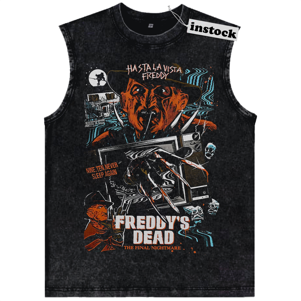 Freddy Krueger Tank Top, A Nightmare on Elm Street Tank Top, Horror Movie Tank Top, Halloween Tank Top, Vintage Tank Top