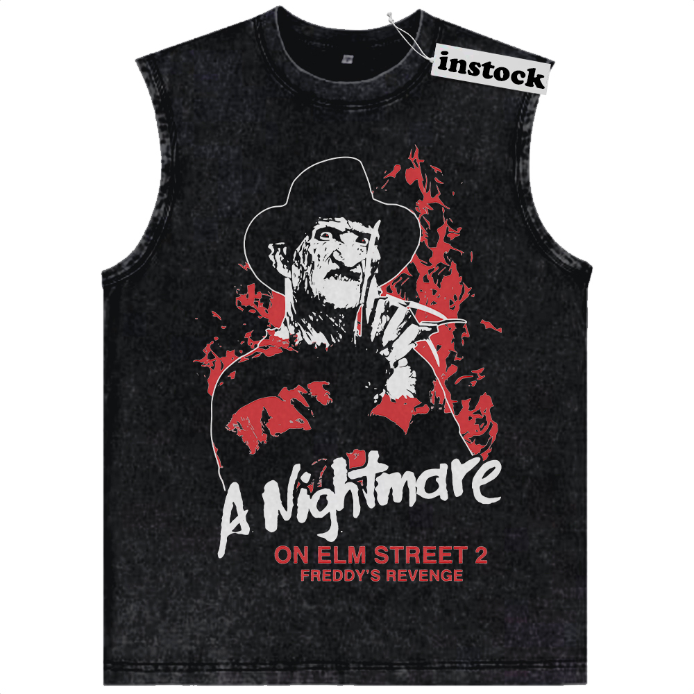 Freddy Krueger Tank Top, A Nightmare on Elm Street Tank Top, Horror Movie Tank Top, Vintage Tank Top