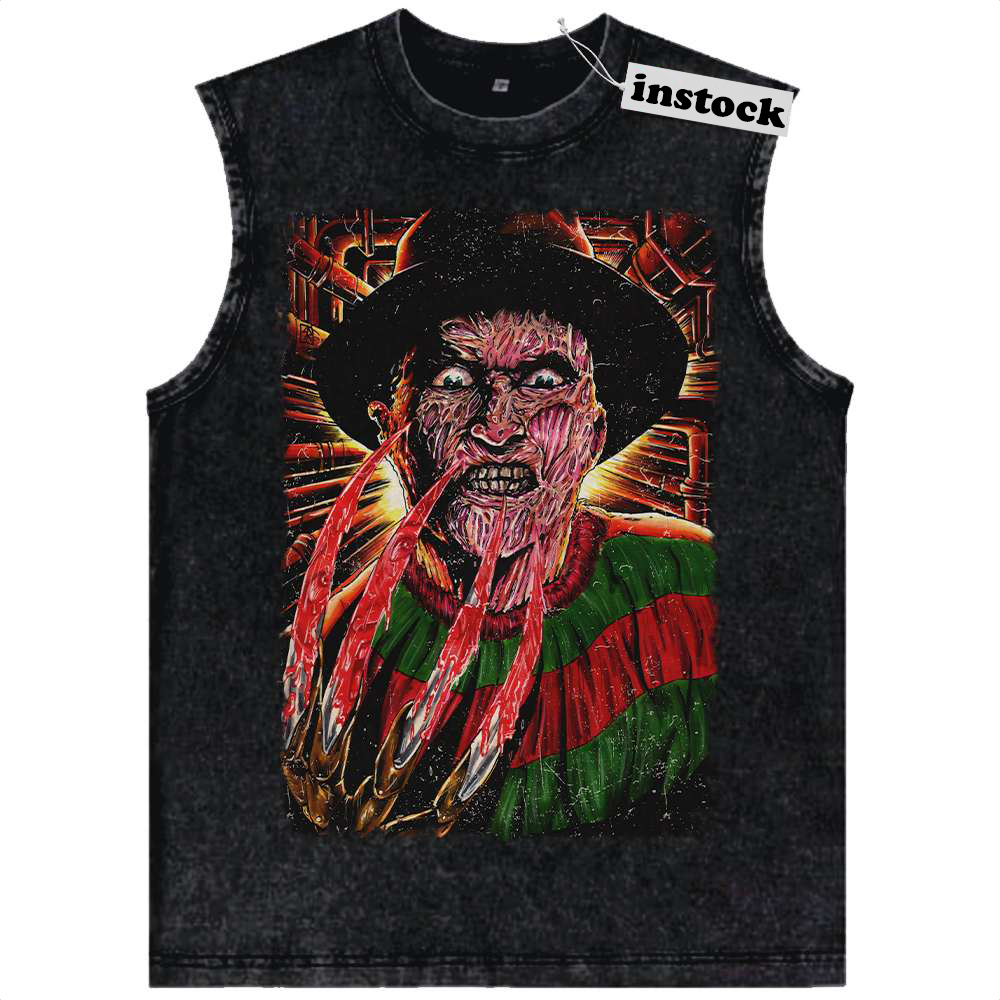 Freddy Krueger Tank Top, A Nightmare on Elm Street Tank Top, Horror Movie Tank Top, Vintage Tank Top