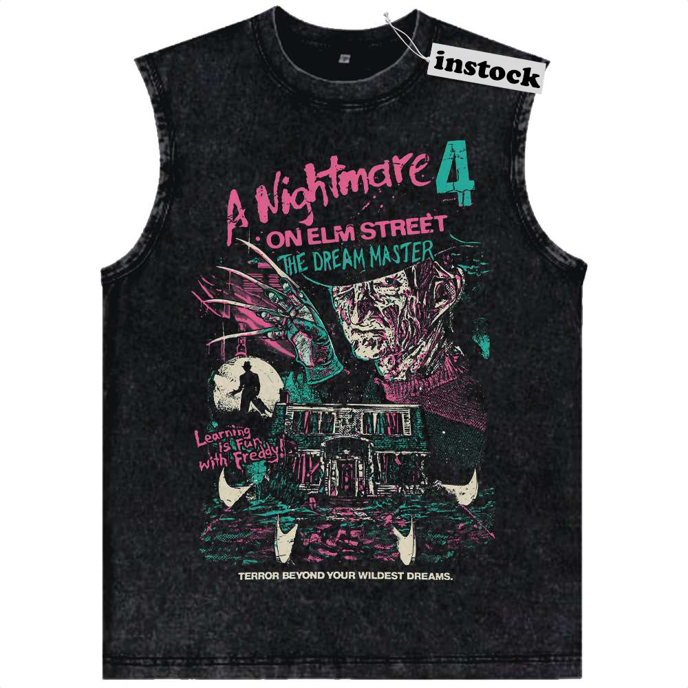 Freddy Krueger Tank Top, A Nightmare on Elm Street Tank Top, Horror Movie Tank Top, Vintage Tank Top