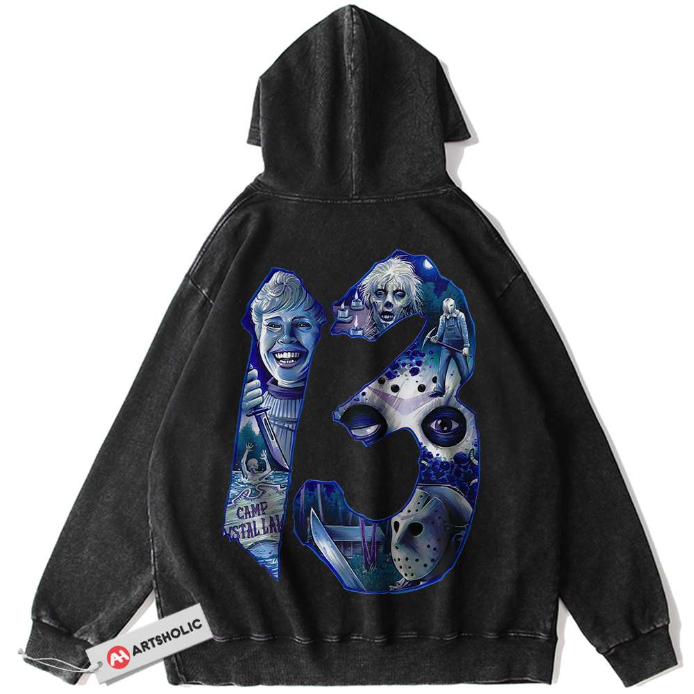 Friday the 13th Hoodie, Halloween Hoodie, Horror Hoodie, Vintage Hoodie