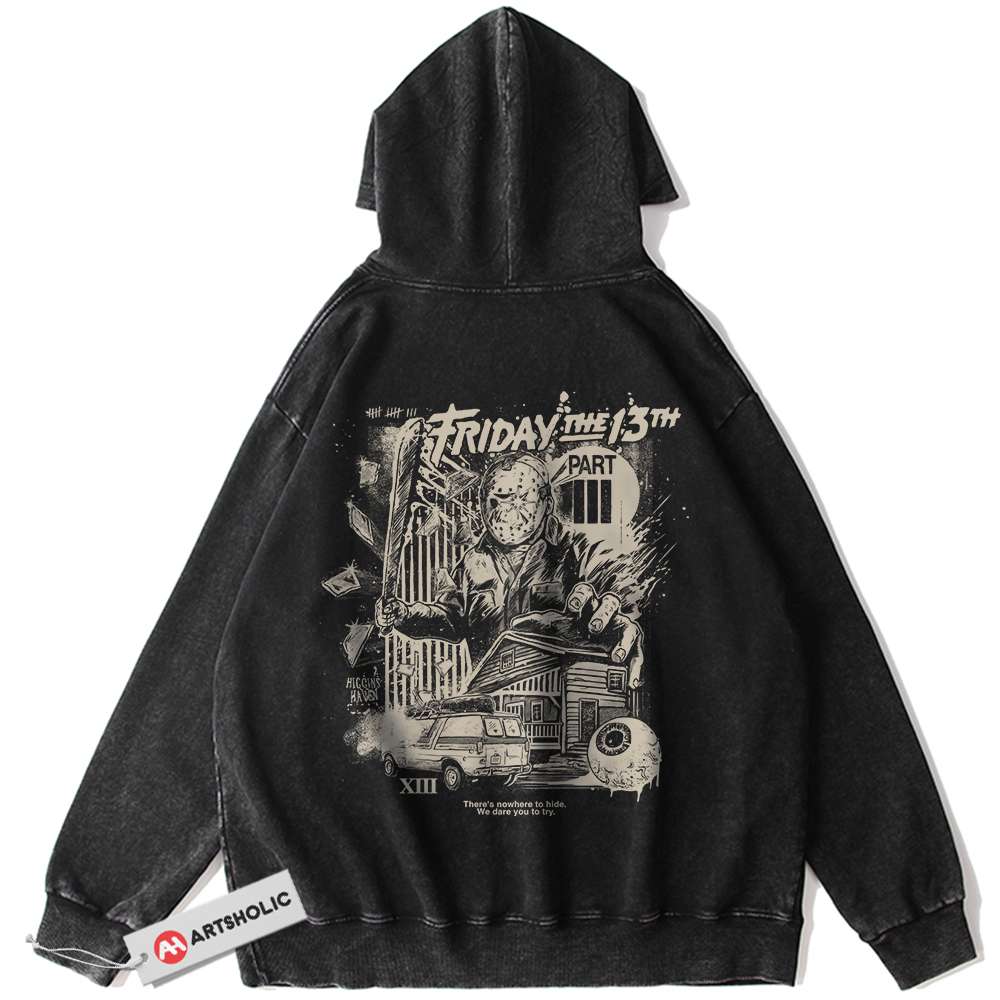 Friday the 13th Hoodie, Halloween Hoodie, Horror Hoodie, Vintage Hoodie