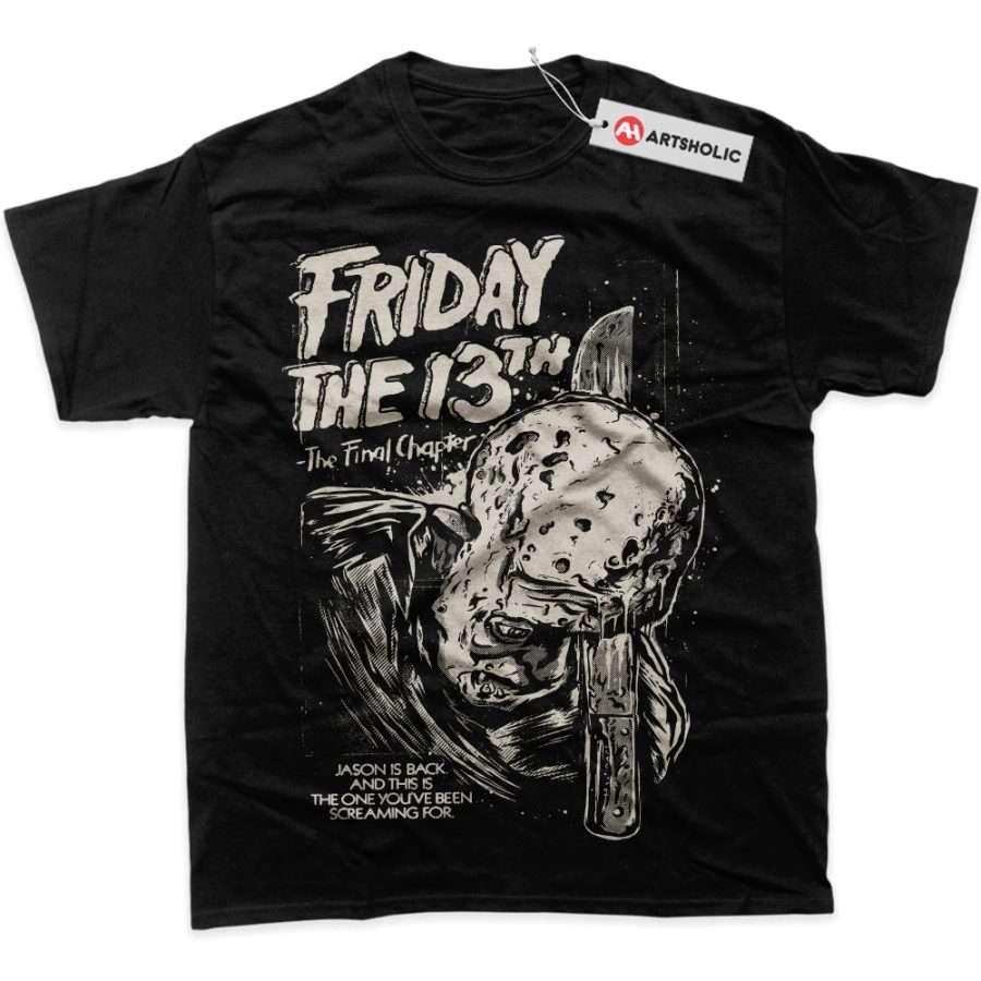 Alternative view of Friday the 13th Shirt, Halloween Shirt, Horror Shirt, Graphic T-Shirt