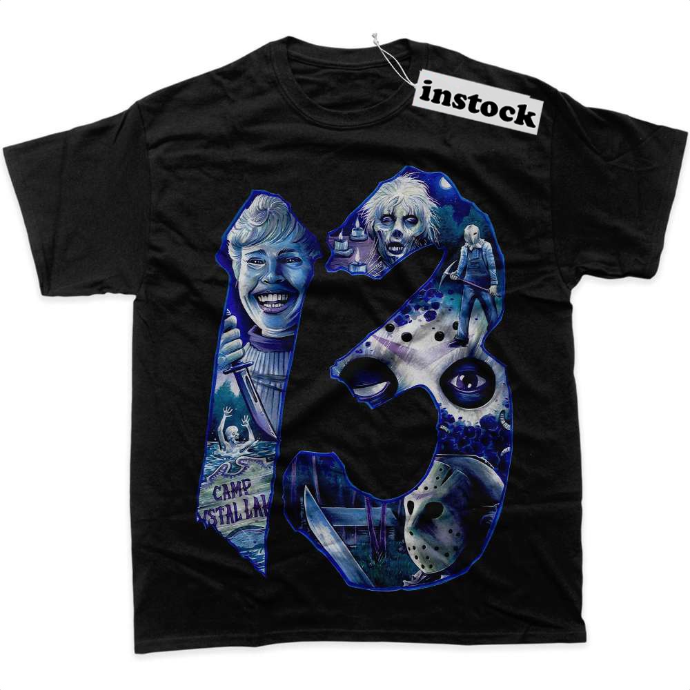 Friday the 13th Shirt, Halloween Shirt, Horror Shirt, Graphic T-Shirt