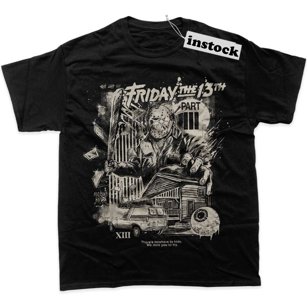 Friday the 13th Shirt, Halloween Shirt, Horror Shirt, Graphic T-Shirt