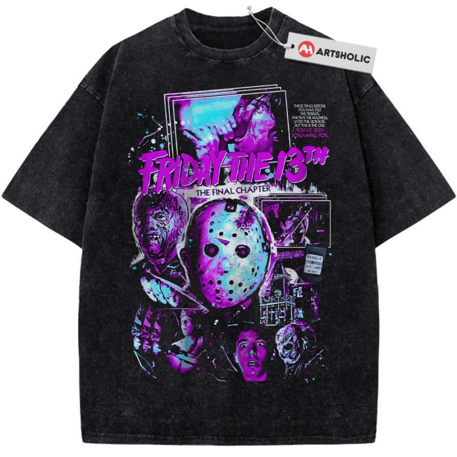 Alternative view of Friday the 13th Shirt, Halloween Shirt, Horror Shirt, Vintage Tee