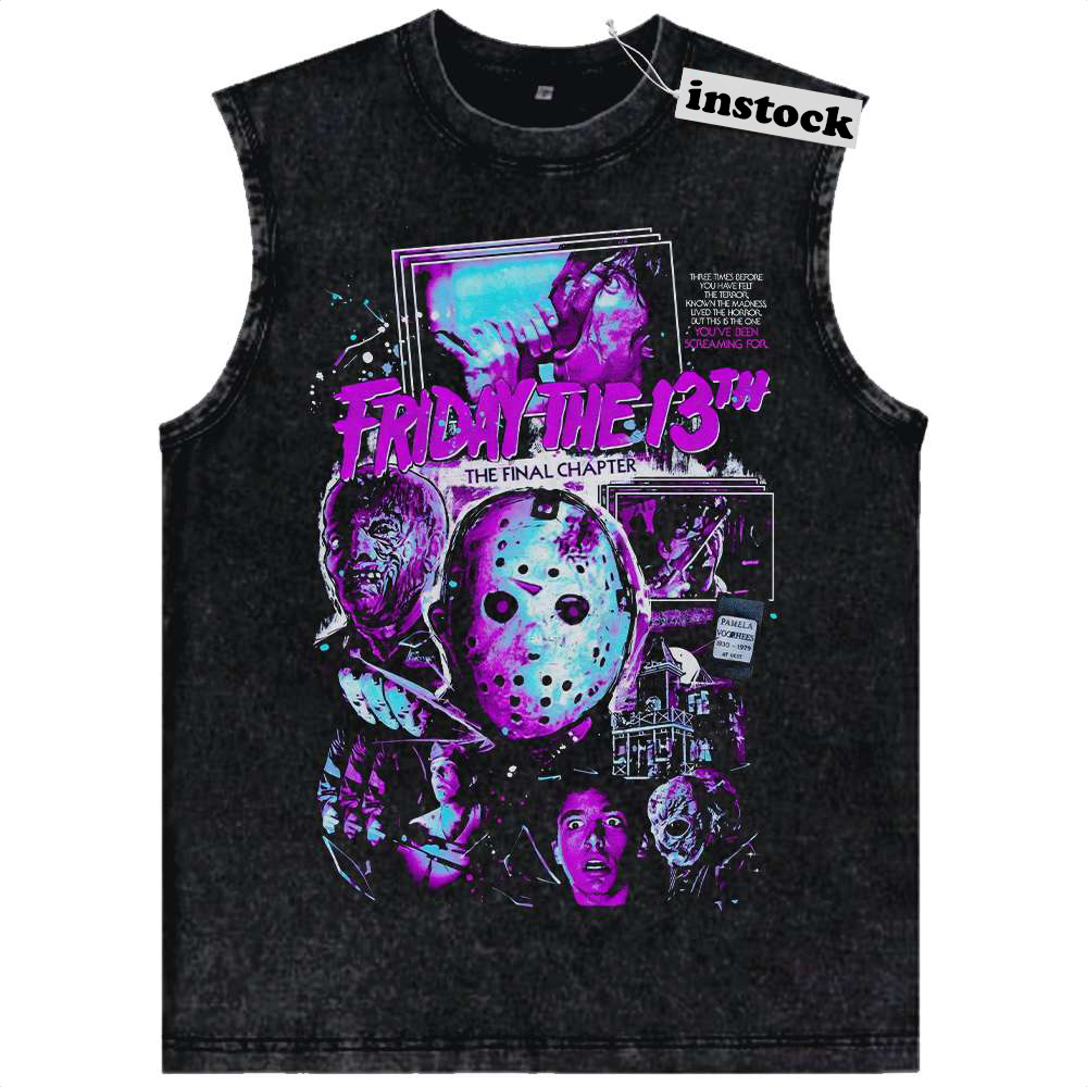 Friday the 13th Tank Top, Halloween Tank Top, Horror Tank Top, Vintage Tank Top
