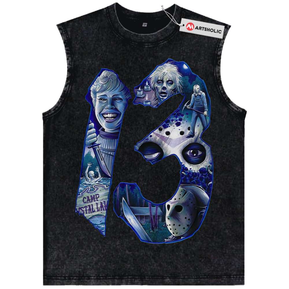 Friday the 13th Tank Top, Halloween Tank Top, Horror Tank Top, Vintage Tank Top
