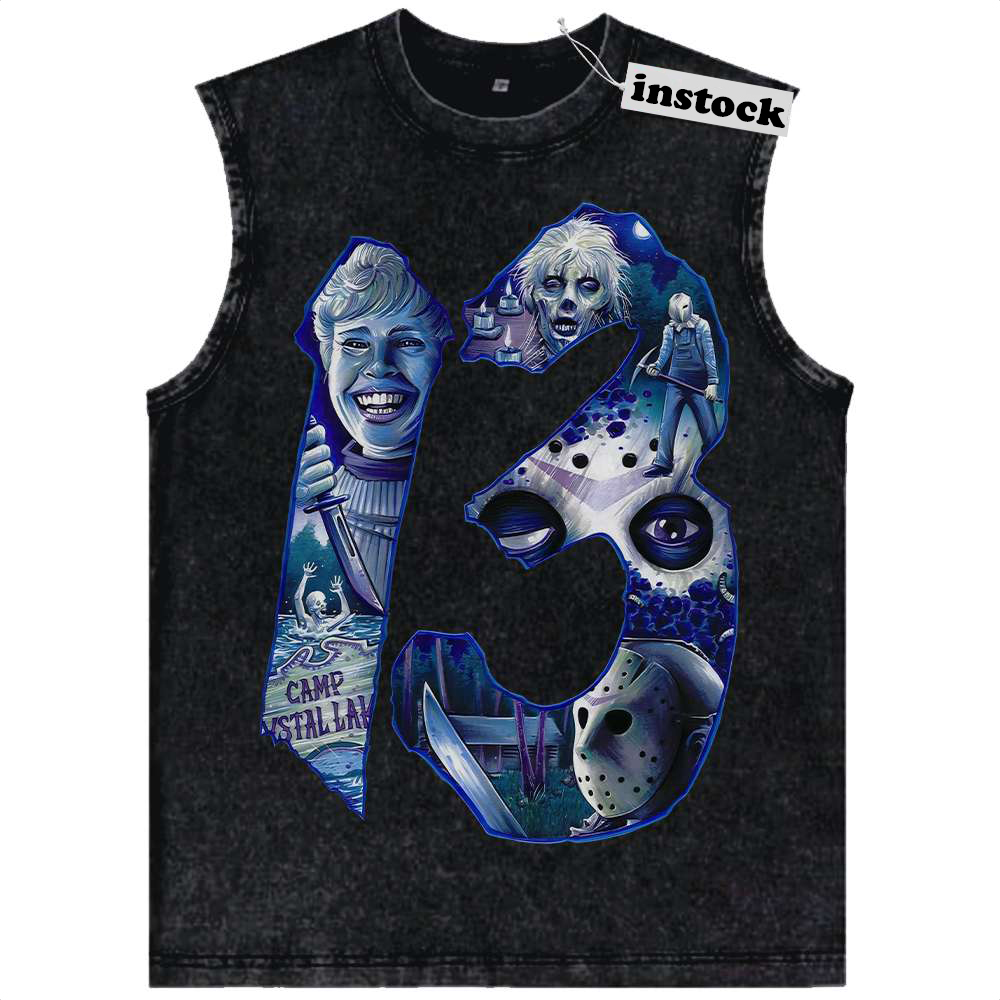 Friday the 13th Tank Top, Halloween Tank Top, Horror Tank Top, Vintage Tank Top