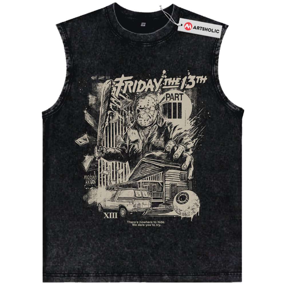 Friday the 13th Tank Top, Halloween Tank Top, Horror Tank Top, Vintage Tank Top