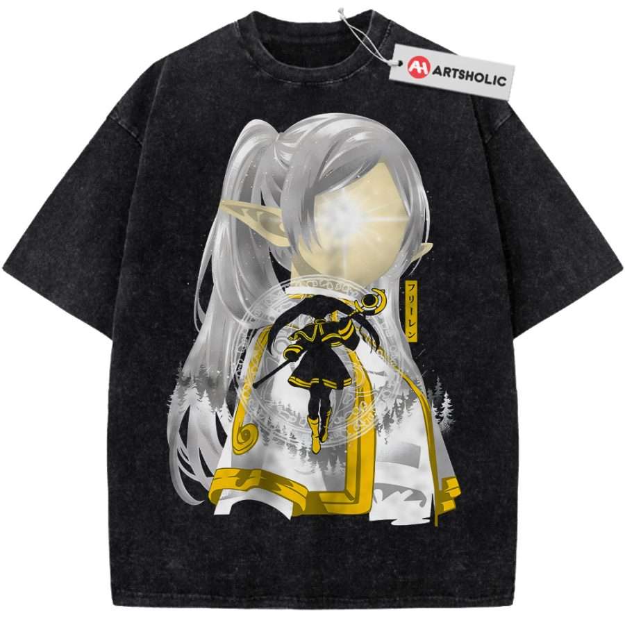 Alternative view of Frieren: Beyond Journey's End Shirt, Anime Shirt, Vintage T-Shirt