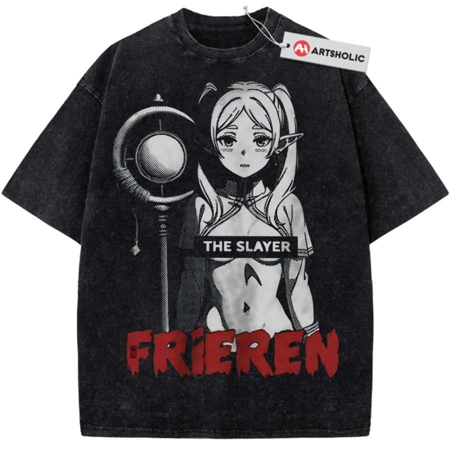Alternative view of Frieren: Beyond Journey's End Shirt, Anime Shirt, Vintage T-Shirt