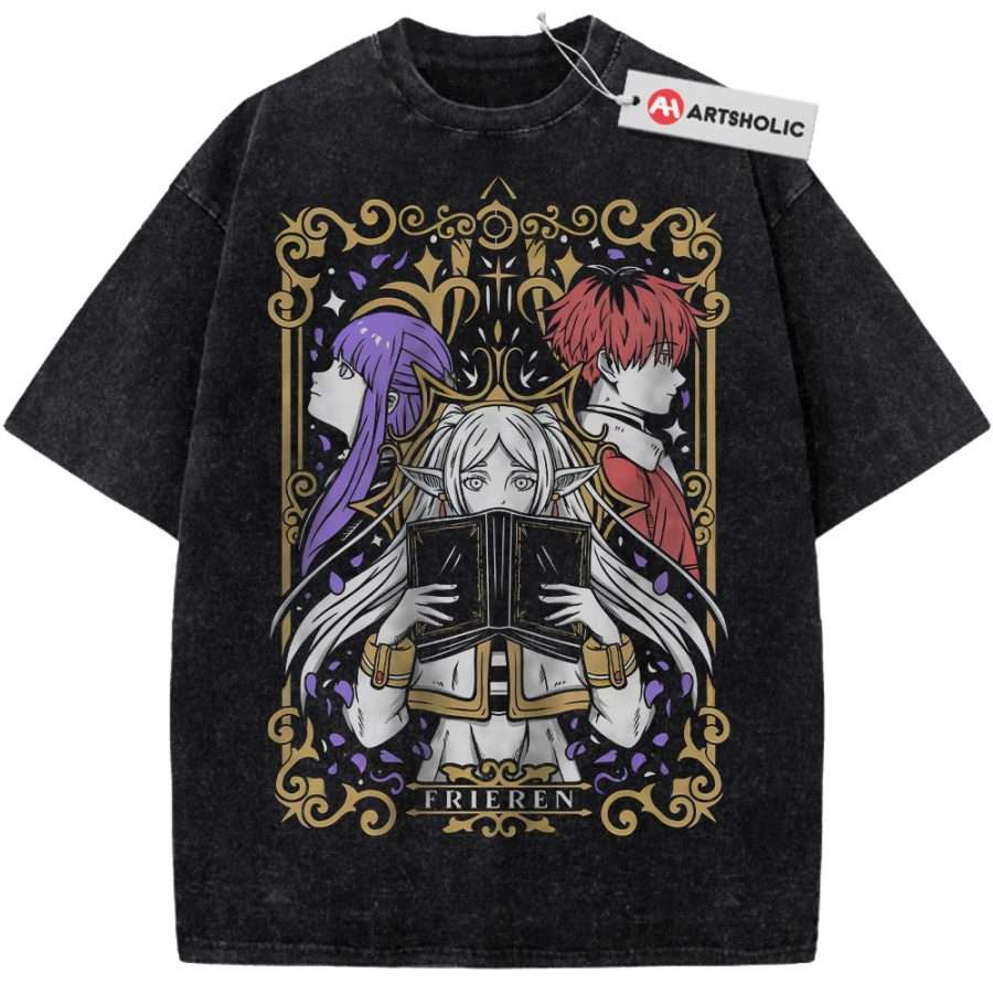 Alternative view of Frieren: Beyond Journey's End Shirt, Anime Shirt, Vintage Tee