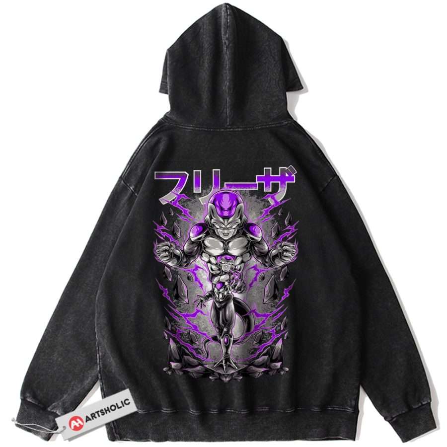 Alternative view of Frieza Hoodie, Dragon Ball Z Hoodie, DBZ Hoodie, Anime Hoodie, Vintage Hoodie