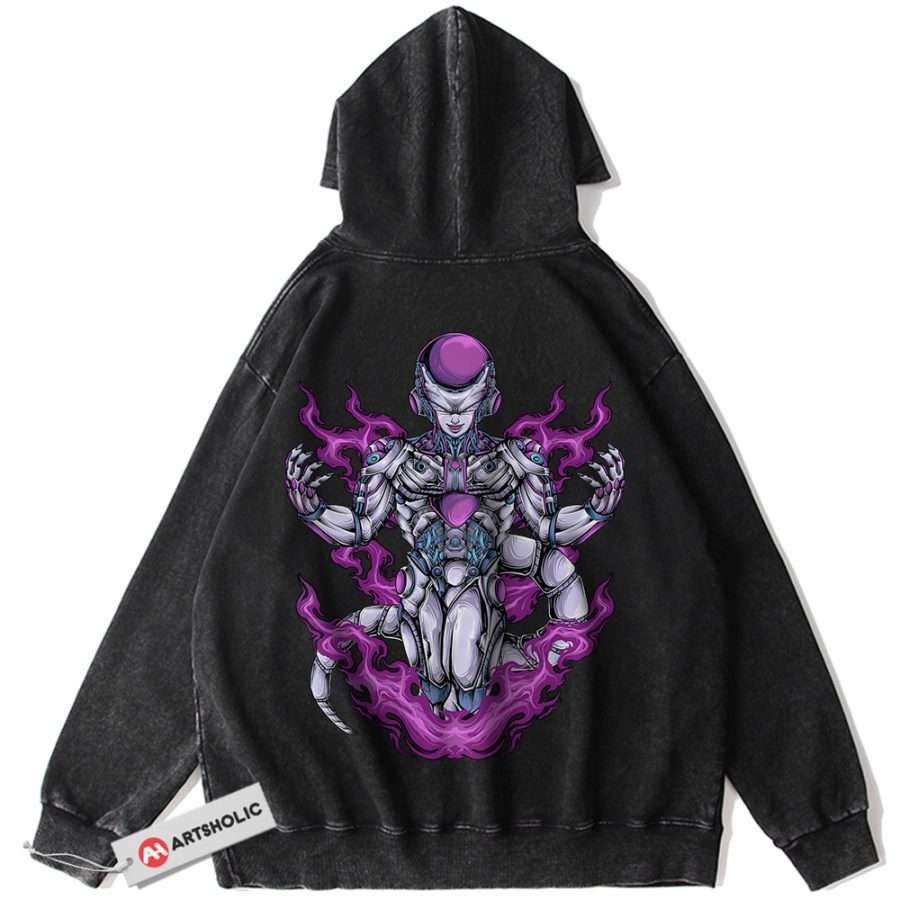 Alternative view of Frieza Hoodie, Dragon Ball Z Hoodie, DBZ Hoodie, Anime Hoodie, Vintage Hoodie