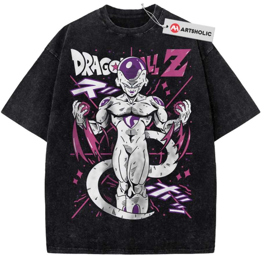 Alternative view of Frieza Shirt, Dragon Ball Shirt, Anime Shirt, Vintage T-Shirt