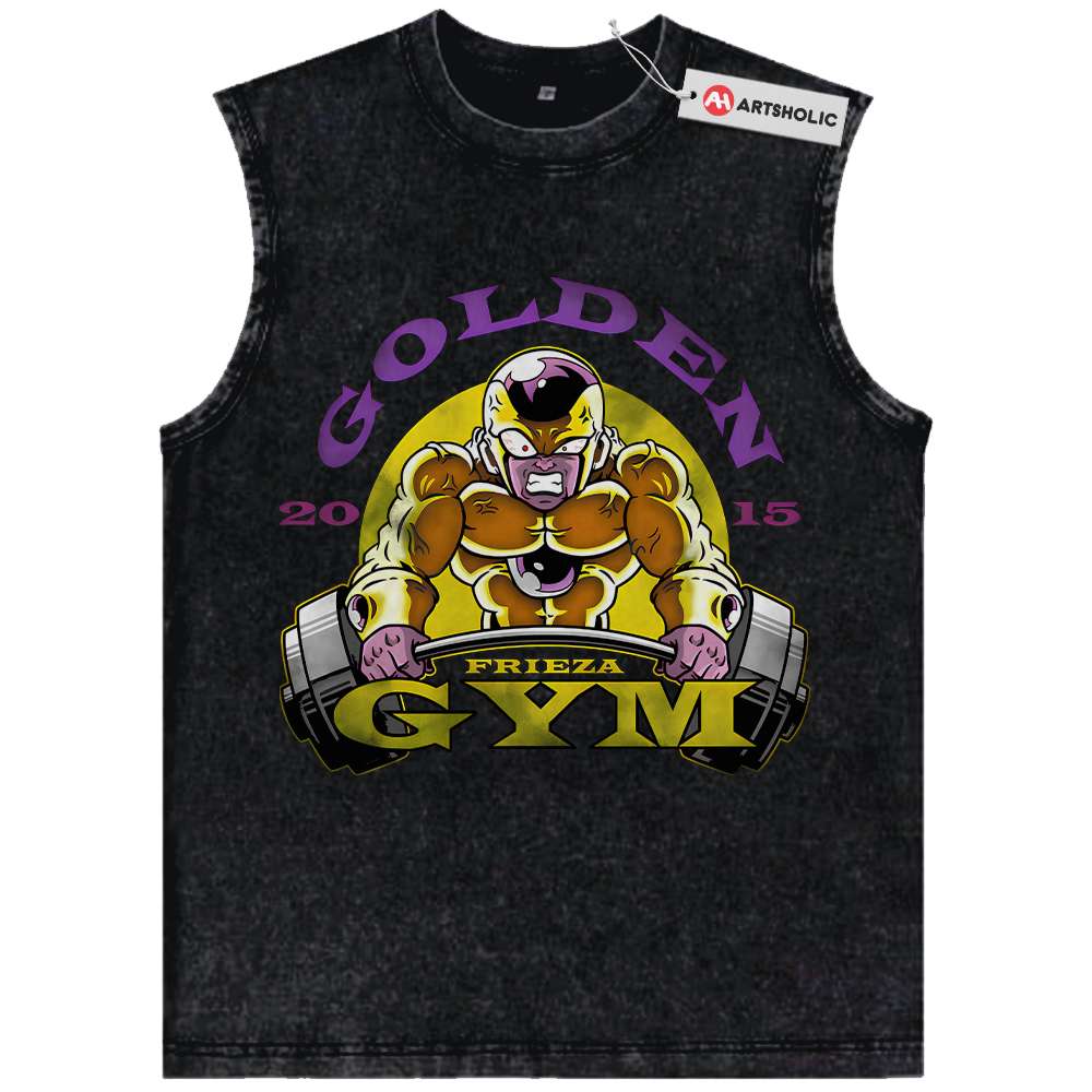 Alternative view of Frieza Tank Top, Dragon Ball Z Tank Top, DBZ Tank Top, Anime Tank Top, Vintage Tank Top
