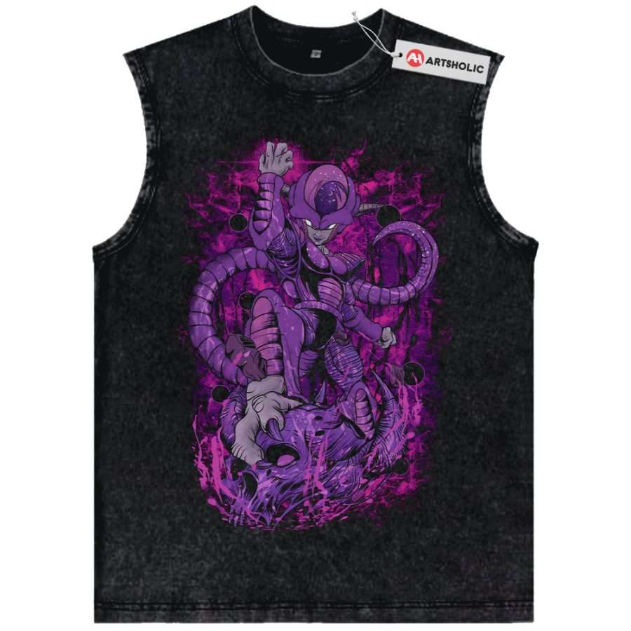 Alternative view of Frieza Tank Top, Tank Top, Dragon Ball Z Tank Top, DBZ Tank Top, Anime Tank Top, Vintage Tank Top
