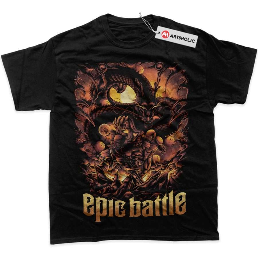Alternative view of Frieza vs Son Goku Shirt, Dragon Ball Shirt, Anime Shirt, Graphic Tee