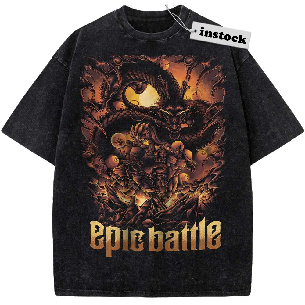 Frieza vs Son Goku Shirt, Dragon Ball Shirt, Anime Shirt, Vintage Tee