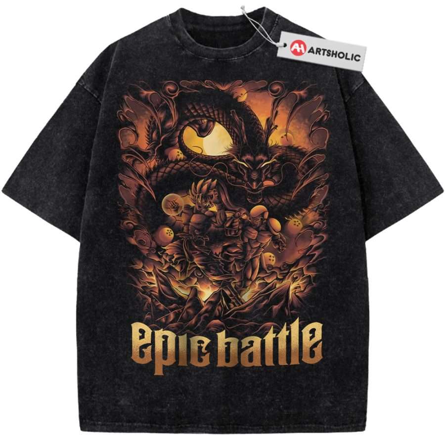 Alternative view of Frieza vs Son Goku Shirt, Dragon Ball Shirt, Anime Shirt, Vintage Tee
