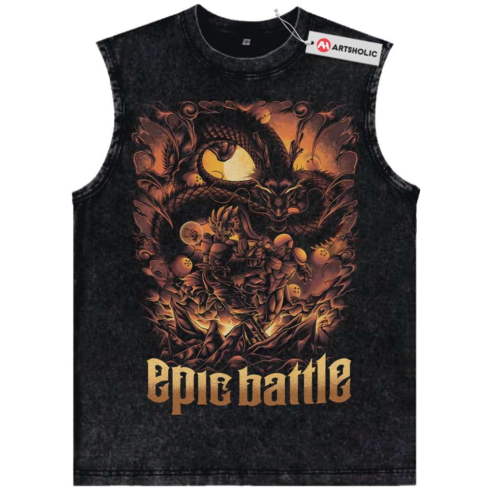 Frieza vs Son Goku Tank Top, Dragon Ball Tank Top, Anime Tank Top, Vintage Tank Top
