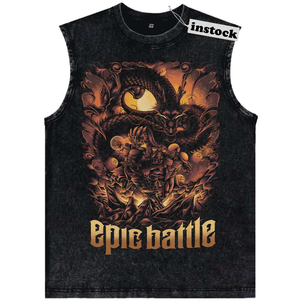 Frieza vs Son Goku Tank Top, Dragon Ball Tank Top, Anime Tank Top, Vintage Tank Top