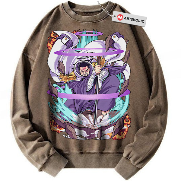 Alternative view of Fujitora Sweatshirt, Issho Sweatshirt, One Piece Sweatshirt, Anime Sweatshirt, Vintage Sweatshirt