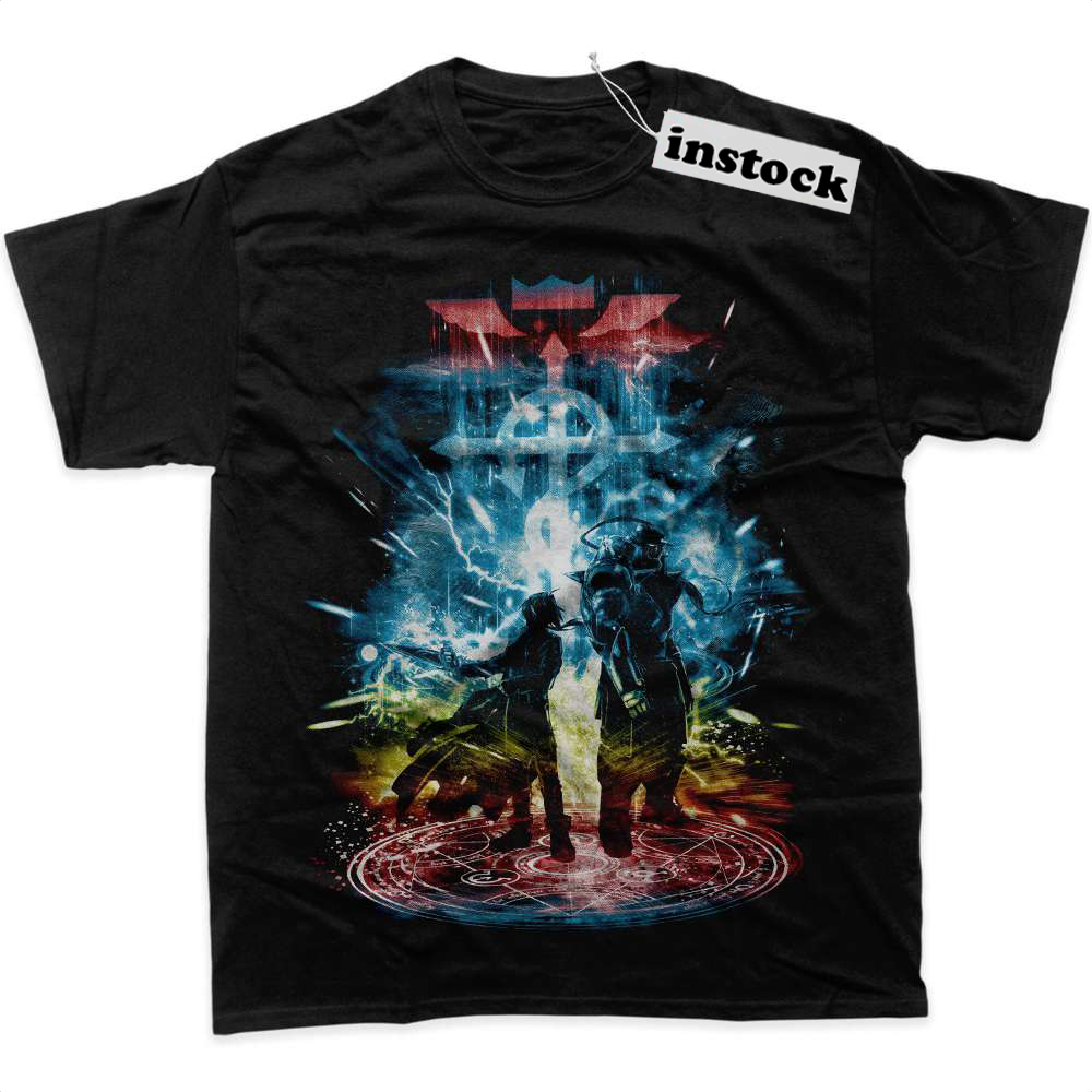 Fullmetal Alchemist Shirt, Anime Shirt, Graphic Tee