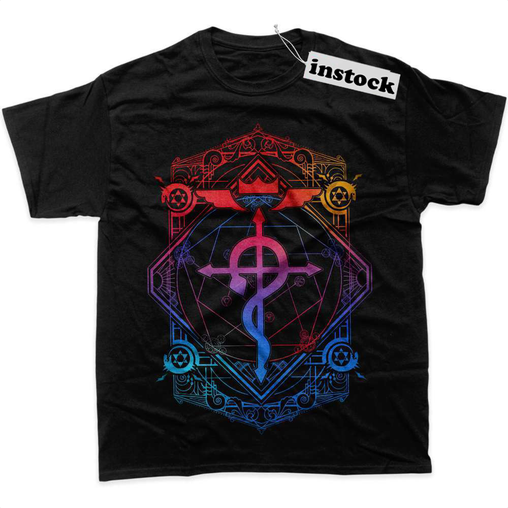 Fullmetal Alchemist Shirt, Anime Shirt, Graphic Tee