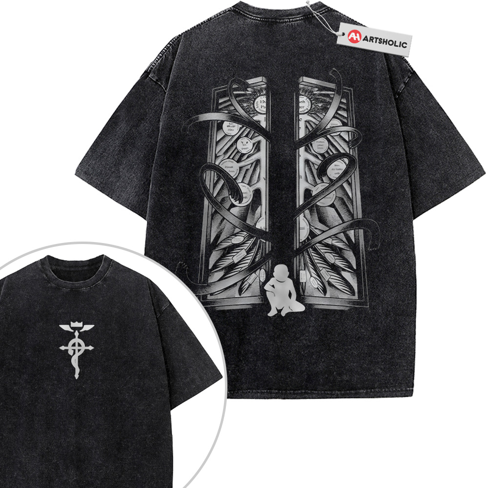 Fullmetal Alchemist Shirt, Anime Shirt, Vintage T-Shirt 2-Sided