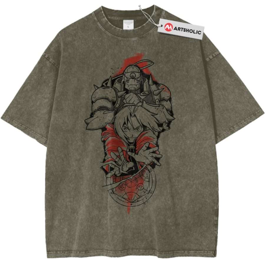 Alternative view of Fullmetal Alchemist Shirt, Anime Shirt, Vintage T-Shirt