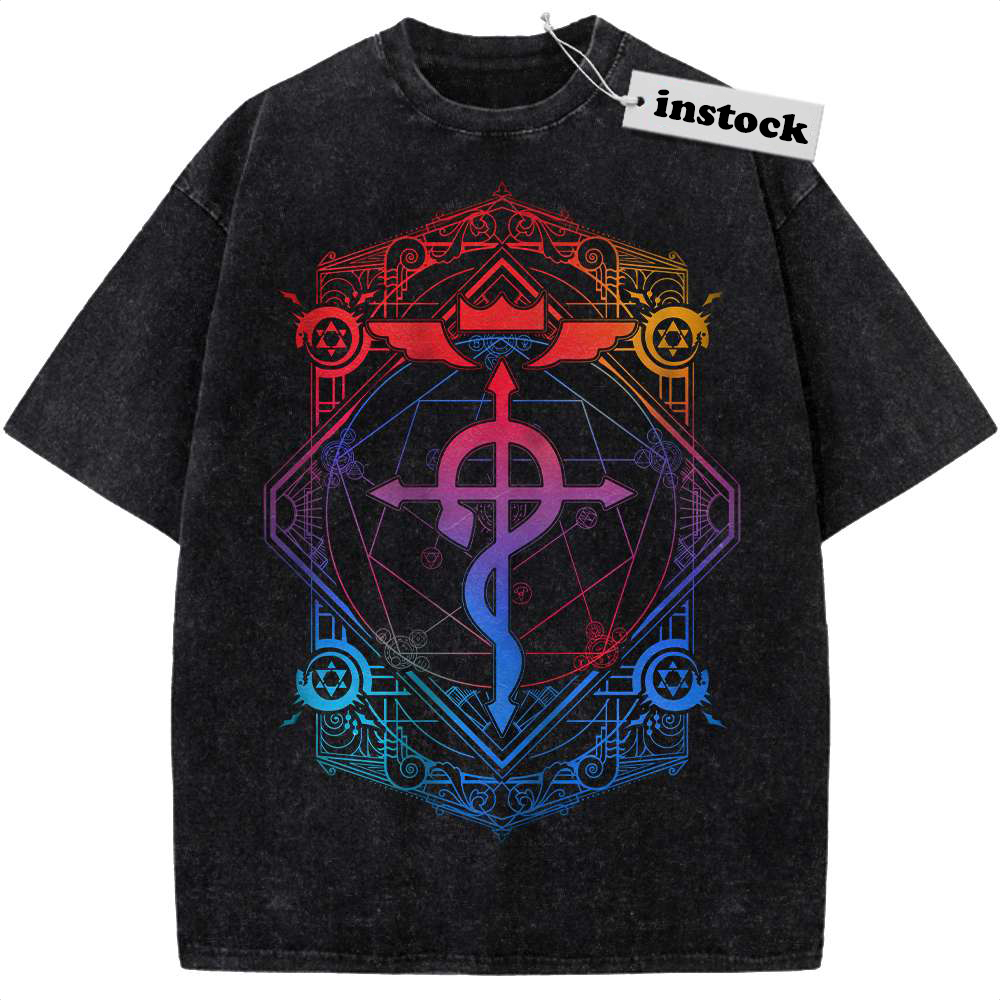 Fullmetal Alchemist Shirt, Anime Shirt, Vintage Tee