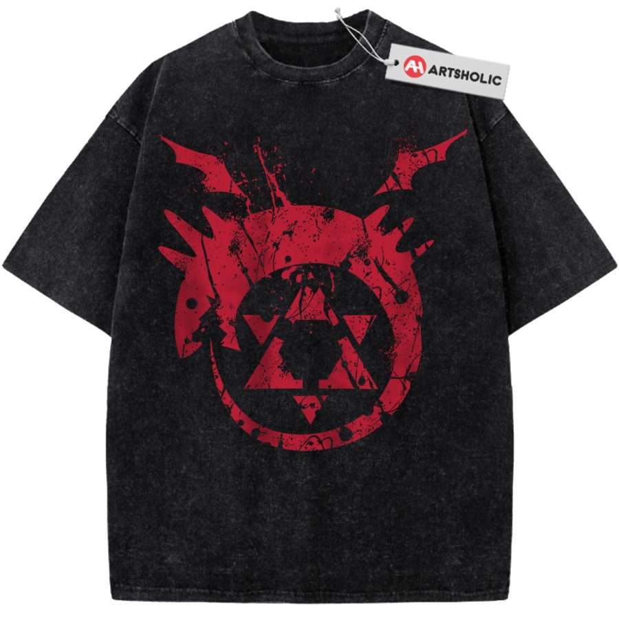 Alternative view of Fullmetal Alchemist Shirt, Anime Shirt, Vintage Tee