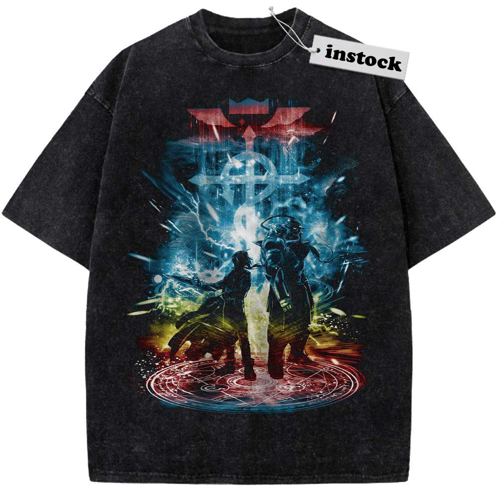Fullmetal Alchemist Shirt, Anime Shirt, Vintage Tee