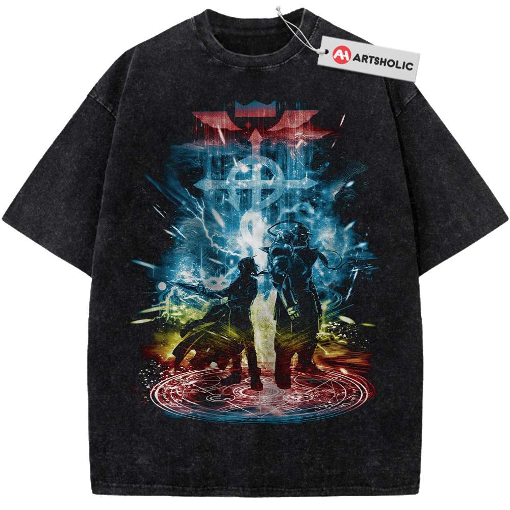 Fullmetal Alchemist Shirt, Anime Shirt, Vintage Tee