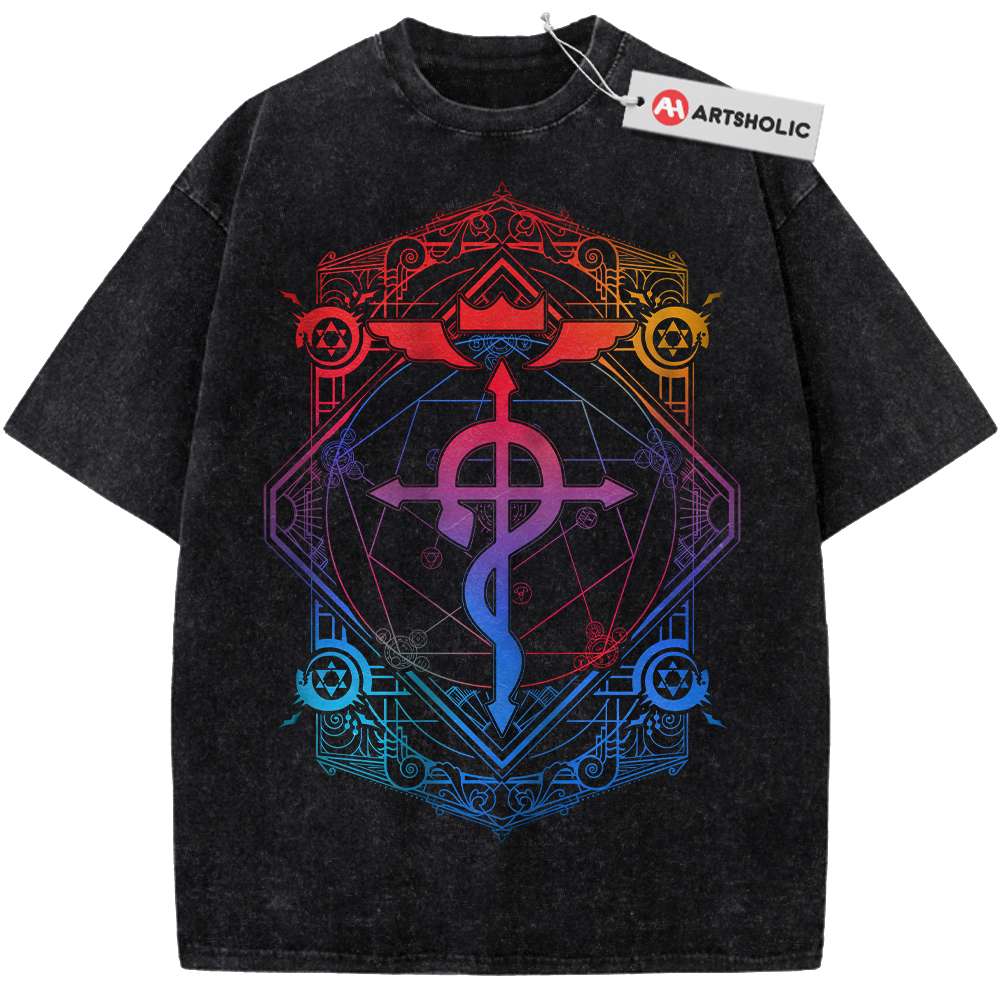 Fullmetal Alchemist Shirt, Anime Shirt, Vintage Tee