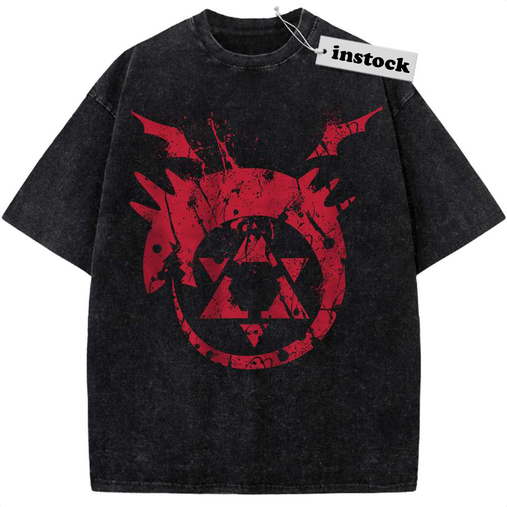 Fullmetal Alchemist Shirt, Anime Shirt, Vintage Tee