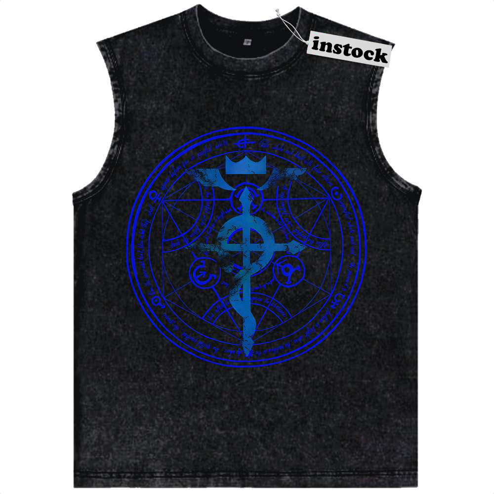 Fullmetal Alchemist Tank Top, Anime Tank Top, Vintage Tank Top