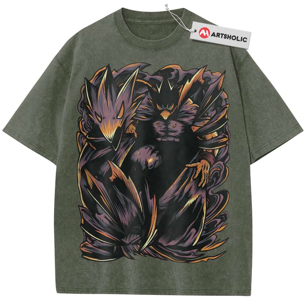 Alternative view of Fumikage Tokoyami Shirt, Tsukuyomi Shirt, MHA Shirt, Anime Shirt, Vintage Tee