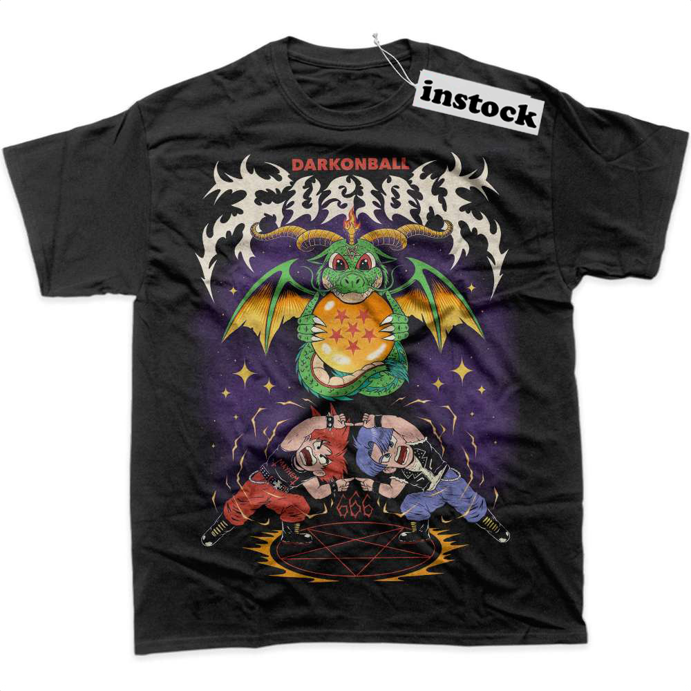 Fusion Son Goten vs Trunks Shirt, Dragon Ball Shirt, Anime Shirt, Graphic T-Shirt