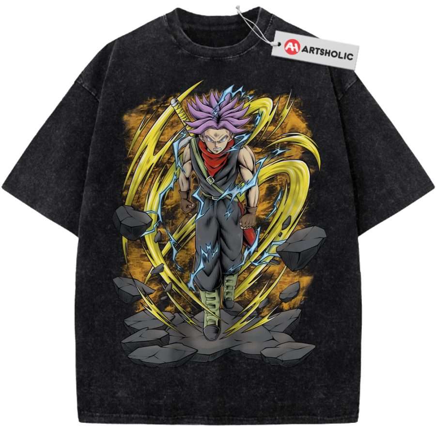 Alternative view of Future Trunks Shirt, Dragon Ball Shirt, DBZ Shirt, Anime Shirt, Vintage T-Shirt