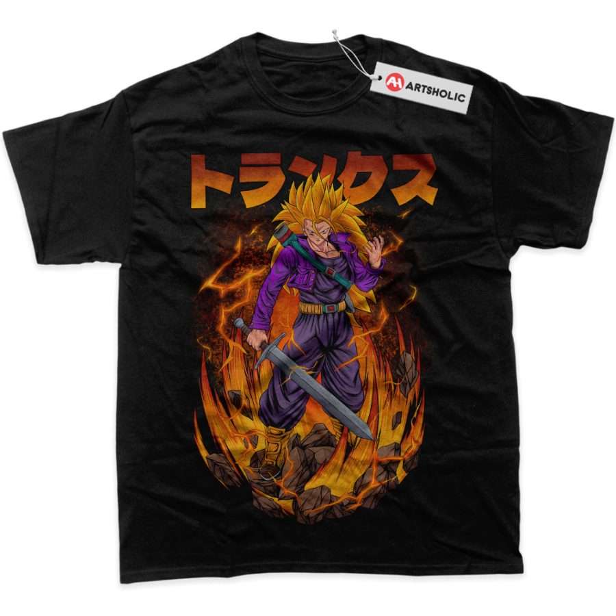 Alternative view of Future Trunks Shirt, Dragon Ball Z Shirt, DBZ Shirt, Anime Shirt, Graphic T-Shirt